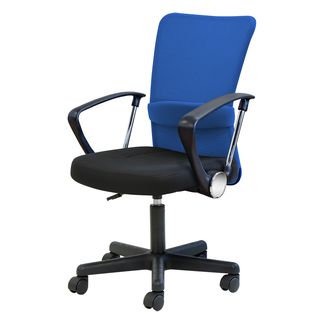 QUE チェア 肘付き ブルー